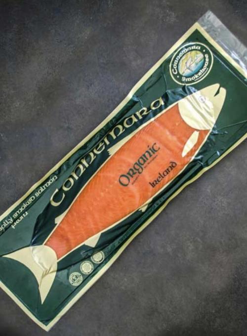 Organic Salmon 500g packaged