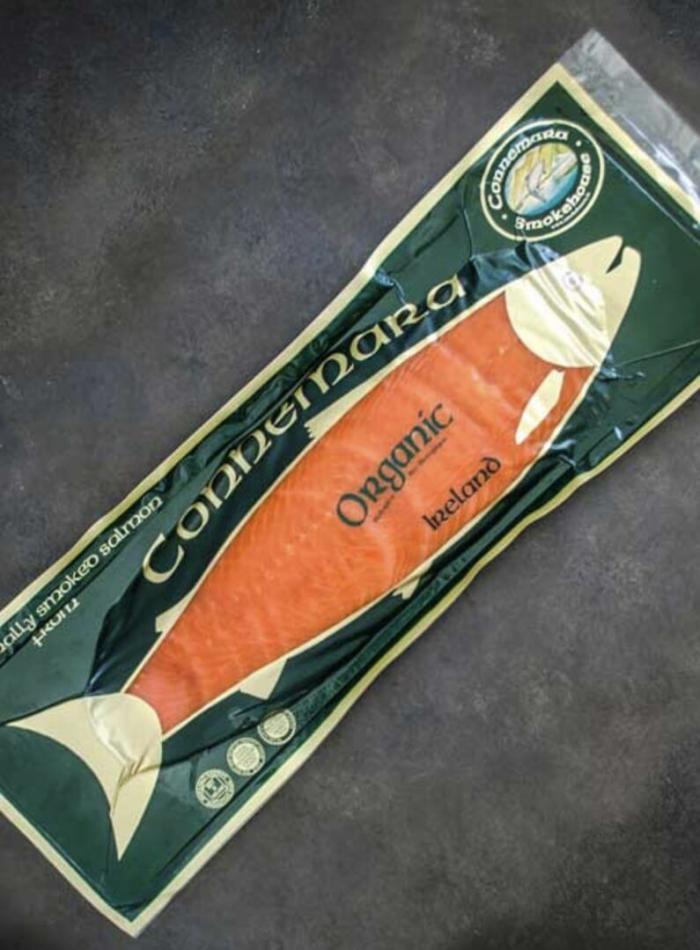 Organic Salmon packaged