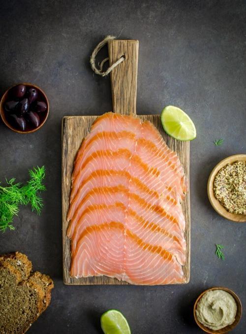 Organic smoked Irish salmon