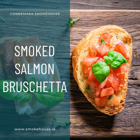 Smoked Salmon bruschetta