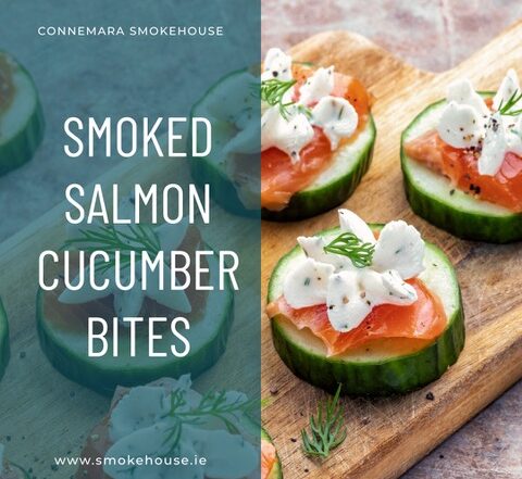 Smoked Salmon Cucumber Bites