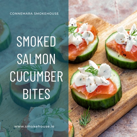 Smoked Salmon Cucumber Bites